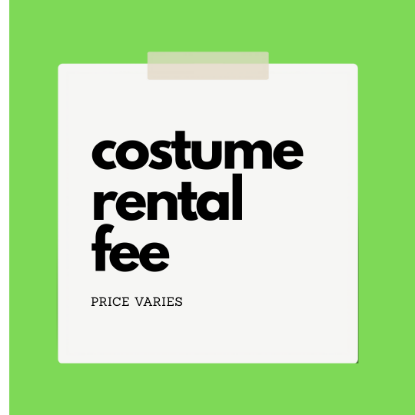Show details for Costume Rental Fee Picture of Costume Rental Fee