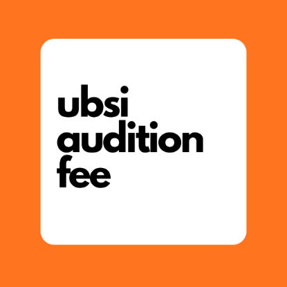 Picture of UBSI Audition Fee