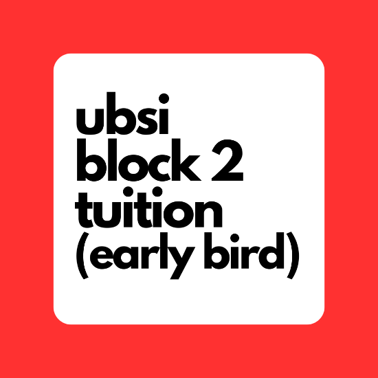 Picture of UBSI Block 2 Tuition (Early Bird)