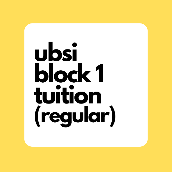 Picture of UBSI Block 1 Tuition (Regular)