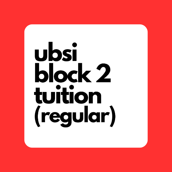 Picture of UBSI Block 2 Tuition (Regular)