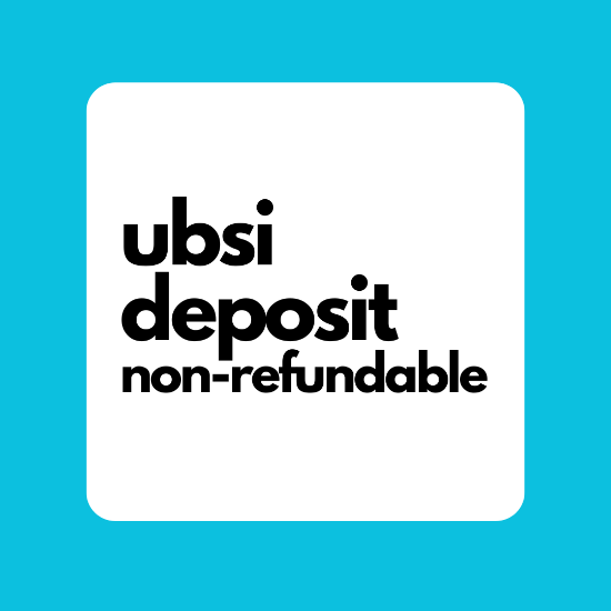 Picture of UBSI Deposit (NON-REFUNDABLE)