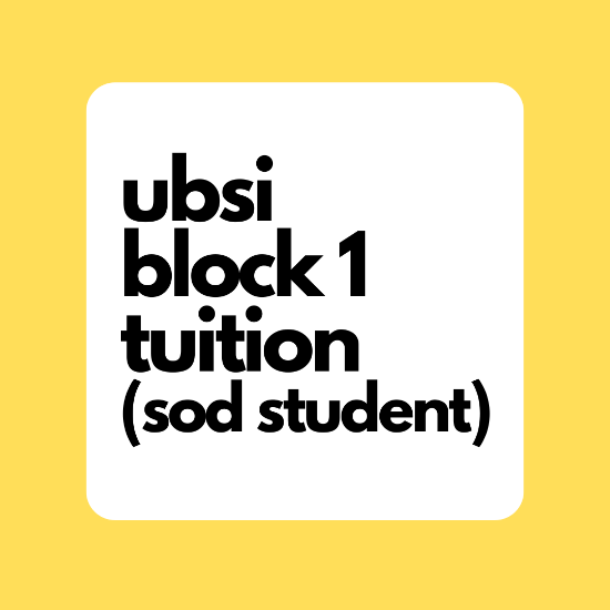 Picture of UBSI Block 1 Tuition (SOD Student)