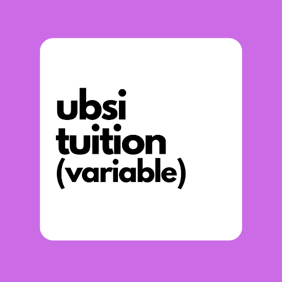 Picture of UBSI Tuition (Variable)
